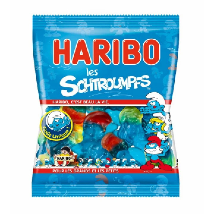 Sachet De Bonbons Schtroumpfs Haribo 120 G 1 Sachet De Bonbons Schtroumpfs Haribo 120 G
