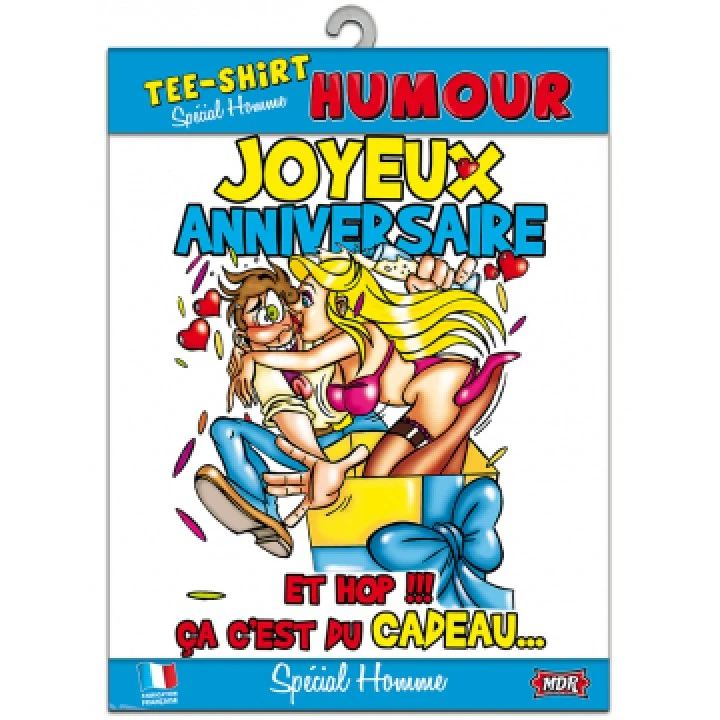 T-shirt Humoristique Joyeux Anniversaire Homme 1 T-shirt Humoristique Joyeux Anniversaire Homme