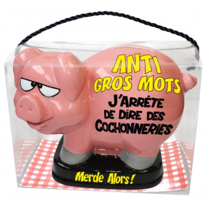 Tirelire Cochon Anti Gros Mots 1 Tirelire Cochon Anti Gros Mots